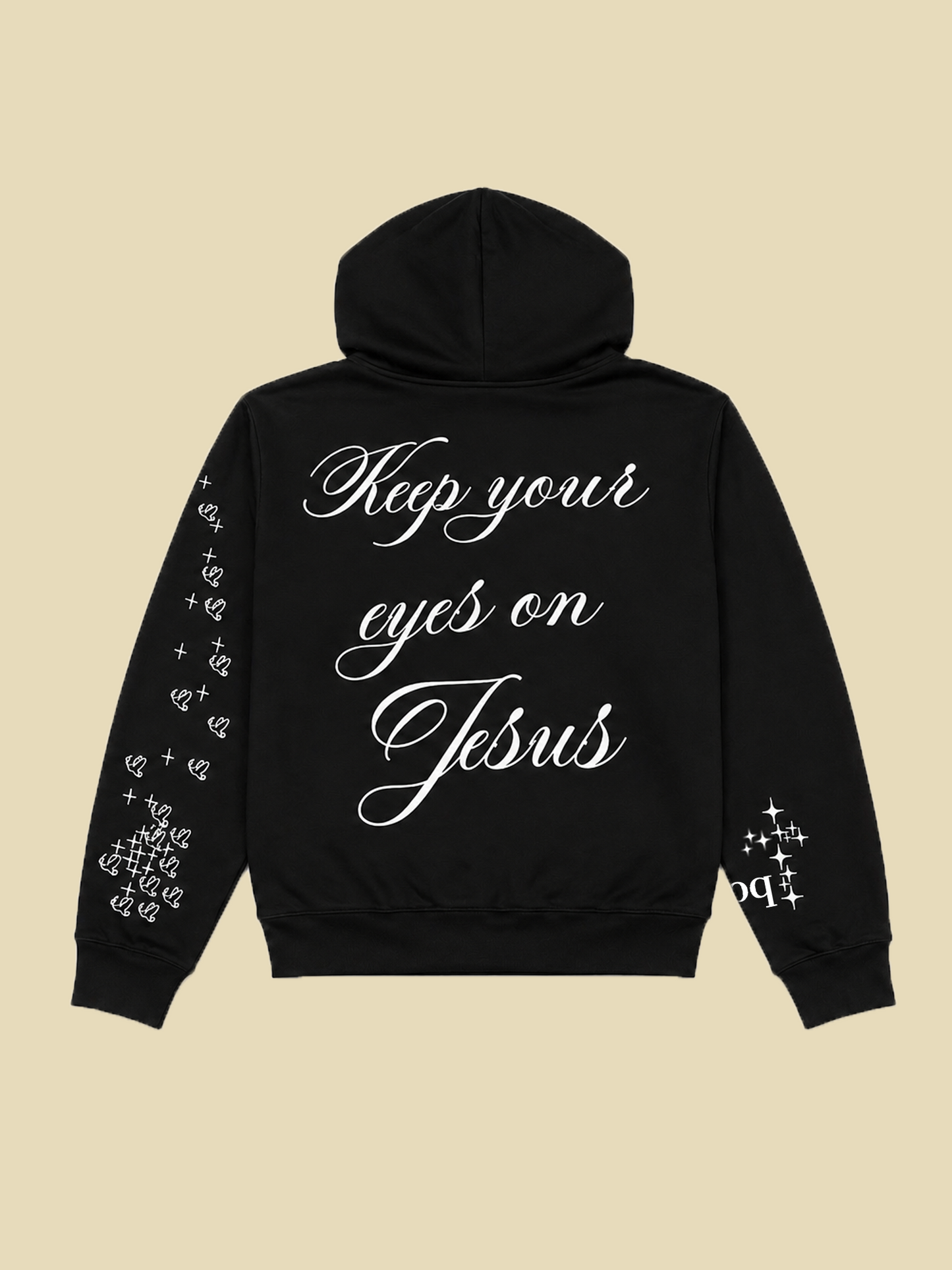 KeepYourEyesOnJesus Hoodie Black