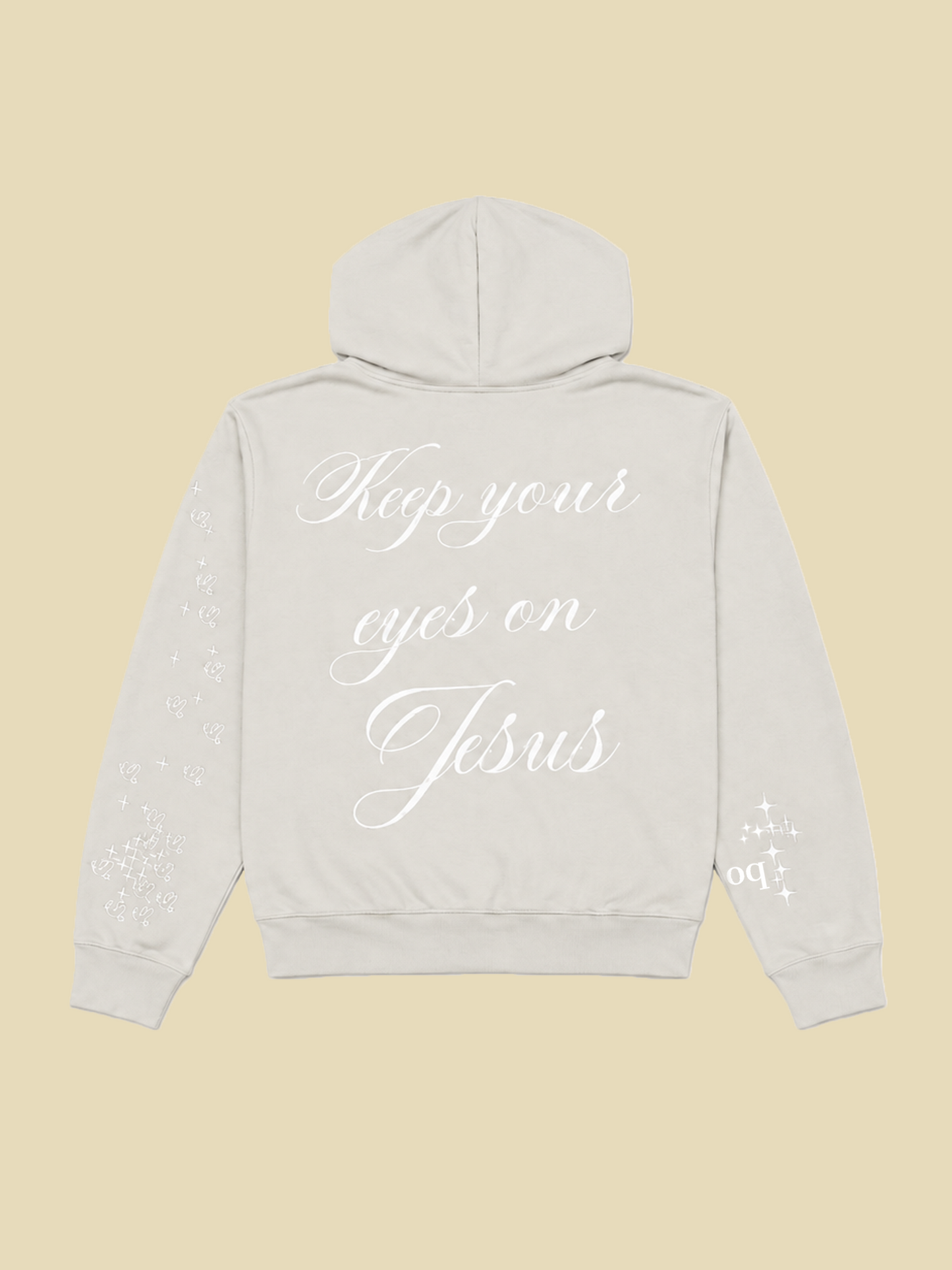 KeepYourEyesOnJesus Hoodie Grey