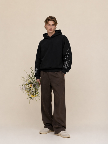 Statement Hoodie Black