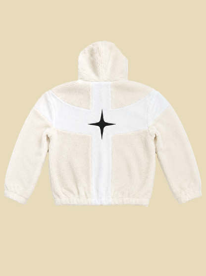 Teddy Fleece Dove Zipper